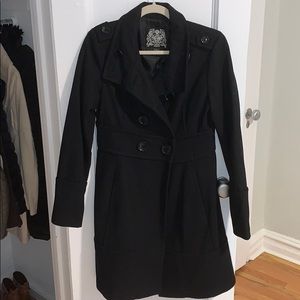 Black pea coat